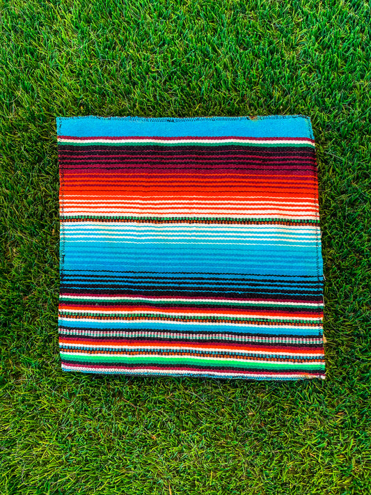 Zarape Towel Azul y Rojo
